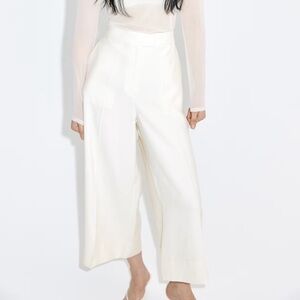 Haute Monde High Waist Flat Front Culotte